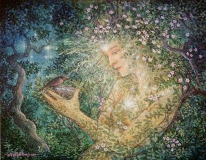 Spirito di primavera, 2001 (acrilico su tavola)