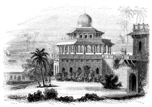 Chalees Satoon, o il Padiglione dei Quaranta Pilastri, 1847 da Giles