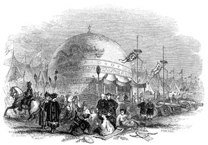 Grande cerimonia di prova del cannone, 1847 da Giles
