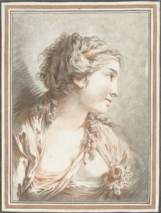 Busto di donna da Gilles Demarteau