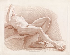 Nudo maschile sdraiato