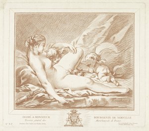 Venere sdraiata con Amore e Anteros