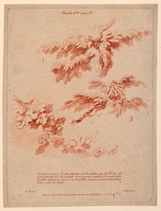 Tavola 2 da Livre Ier, Principes du dessin dans le genre du Paysage da Gilles Demarteau