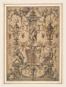 Pannello ornamentale con il Tempo