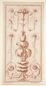 Pannello ornamentale da Recueil d da Gilles Paul Cauvet