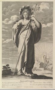 Sibilla di Cuma, ca. 1635. Creatori: Gilles Rousselet, Abraham Bosse da Gilles Rousselet and Abraham Bosse