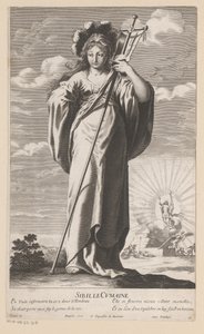 Sibilla Cumana, con la resurrezione di Cristo sullo sfondo da Gilles Rousselet