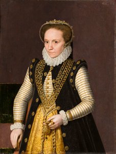 Ritratto di una nobildonna sconosciuta, 1575 da Gillis Claeissens