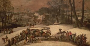 Una Spedizione Militare in Inverno da Gillis Mostaert