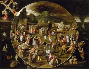 Il carro di fieno, Allegoria della vanità del mondo da Gillis Mostaert