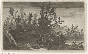 Paesaggio notturno (Zes landschappen)