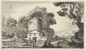 Paesaggio con una torre da Gillis van Scheyndel (I)