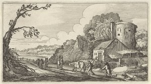 Paesaggio con viaggiatori da Gillis van Scheyndel (I)
