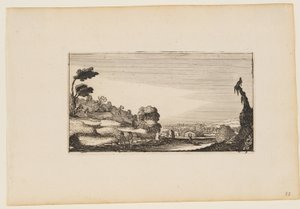 Panorama collinare, da Dodici paesaggi con figure da Gillis van Scheyndel