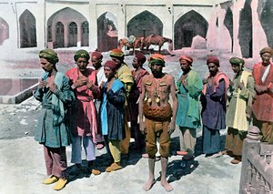Dervisci e martiri, Teheran, c1890 da Gillot