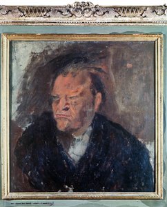 Ritratto del poeta italiano Giuseppe Ungaretti (1888-1970). Dipinto di Gino Bonichi detto Scipione (1904-1933) da Gino (1904 33) Bonichi
