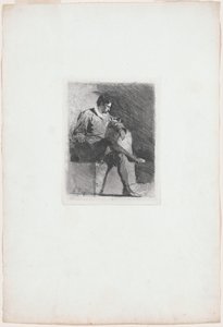 Uomo seduto in costume del XVI secolo da Gioacchino Banfi