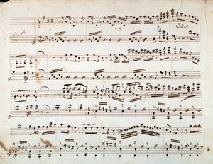 Prima pagina di spartito musicale per la sinfonia ridotta per pianoforte di Otello, opera di Gioacchino Rossini da Gioachino Rossini