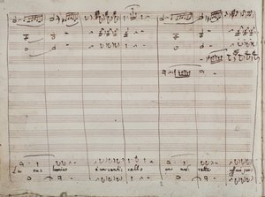 Partitura musicale per l
