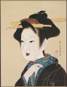 Ritratto di una donna, 1800s da Gion Seitoku