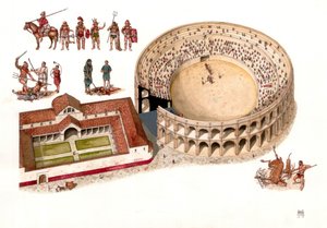 Roma antica: ricostruzione del sito dell