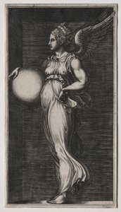 Figura Allegorica che Tiene una Sfera da Giorgio Ghisi