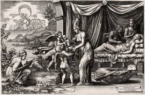 Allegoria della nascita da Giorgio Ghisi