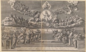 Discussione sul Sacramento Santo da Giorgio Ghisi