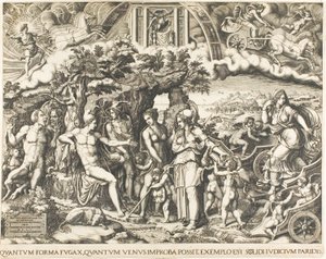 Il giudizio di Paride da Giorgio Ghisi