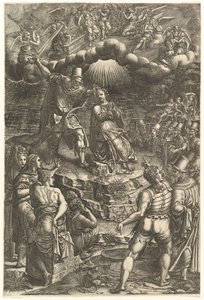 Il Martirio di Santa Barbara, fine anni 1570 da Giorgio Ghisi