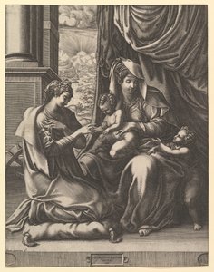 Il matrimonio mistico di Santa Caterina da Giorgio Ghisi