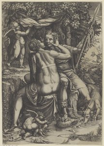 Venere e Adone da Giorgio Ghisi