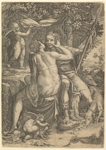 Venere e Adone da Giorgio Ghisi