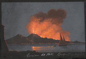 Napoli, eruzione del Vesuvio da Giorgio Glass