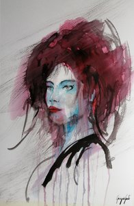 Ritratto di una donna espressiva da Giorgio Gosti