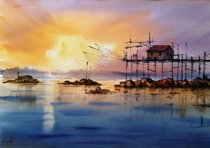 Molo da pesca "Golden Hour" da Giorgio Gosti