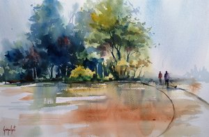 Una passeggiata autunnale nella nebbia da Giorgio Gosti