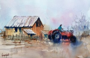Trattore agricolo rustico da Giorgio Gosti