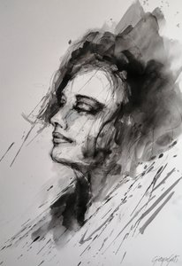 Donna in meditazione da Giorgio Gosti