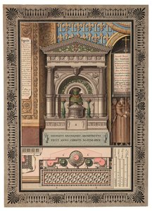 Uno dei tre progetti per la tomba di Louis-Charles d