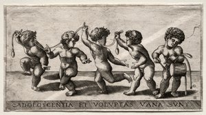 Bambini che ballano al ritmo di un tamburo