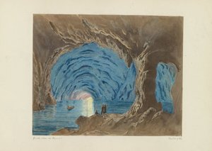 Grotta Azzurra a Capri da Giorgio Sommer (attributed to)