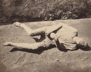Calco umano, Pompei, 1873 (foto)