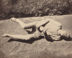 Impronte umane, Pompei da Giorgio Sommer