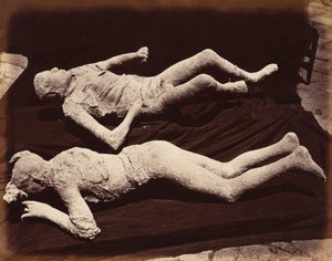 Calchi umani, Pompei, c. 1870 (foto)
