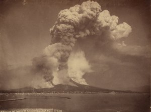 Monte Vesuvio, attivo, 1872