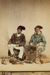 Intrecciatori di paglia. Napoli