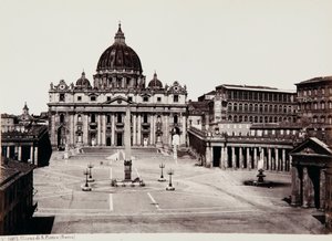 La Basilica di San Pietro, Città del Vaticano da Giorgio Sommer