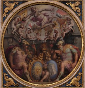Allegorie dei Quartieri di San Giovanni e Santa Maria Novella da Giorgio Vasari