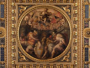 Allegorie dei Quartieri di Santo Spirito e Santa Croce da Giorgio Vasari